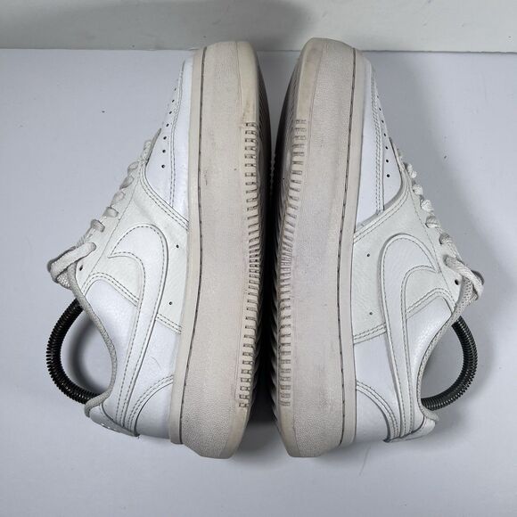 Nike Court Vision Alta Triple White Platform Sneakers DM0113-100 Women's Size 8 - Picture 5 of 8